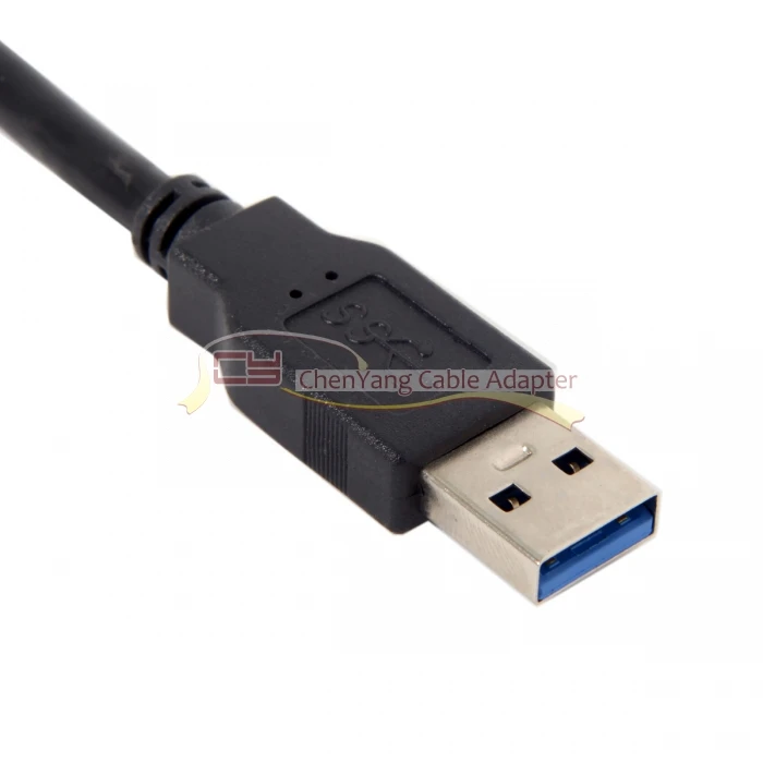 USB 3.0 Tip A Moški Ženski Podaljšanje Dock Station Razširitvene Razširitev Kabel Kabel Pretvornik Priključek 0,8 m Črna
