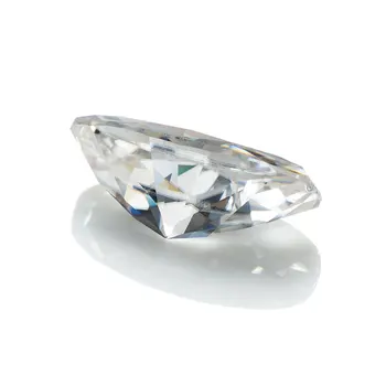 Svoboden Moissanite Diamond 12*5 MM prepogniti DEF VVS Dolgo Moissanite Kamni