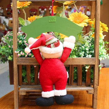 Merry Christmas Gift Santa Claus Igrača Drevo Decors Visi za notranje Stranke