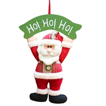 Merry Christmas Gift Santa Claus Igrača Drevo Decors Visi za notranje Stranke