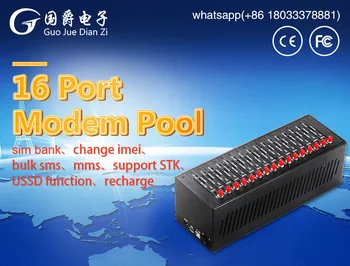 FIMT Visoke kakovosti wavecom Q2303 Modem 16 port,900/1800mhz podporo VEČINO SMS GSM MODEM