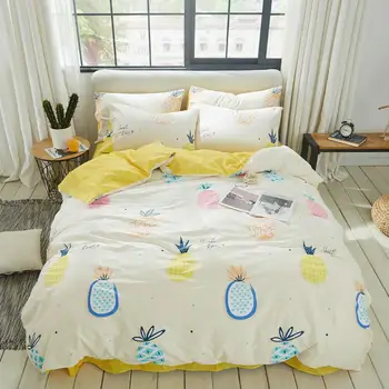 50Home tekstilne posteljno perilo za dekleta srčkan Posteljnina nabor Stanja Odeja cover Prevleke Rjuhe Kritje darilo za otroke, Kralj, Kraljica