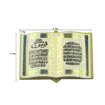 Sveto Pismo Knjiga Magnetni Hladilnik Nalepke Islam Eid Mubarak Ramadana Dekor Obrti