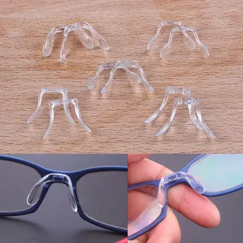 2 Kos Silikona, U Oblike Anti-Slip Nos Blazinice Eyeglass Sončna Očala Palico Na Pad Eye Glasses Multi Slog
