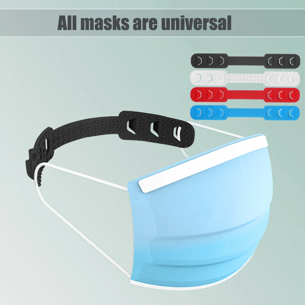 10 Kos Pasu Kavelj za Maske,3 Prestavi Nastavljiv Podaljšek Paščka za Lajšanje Dolgo Časa Nosil Ušesa' Tlaka&Bolečine