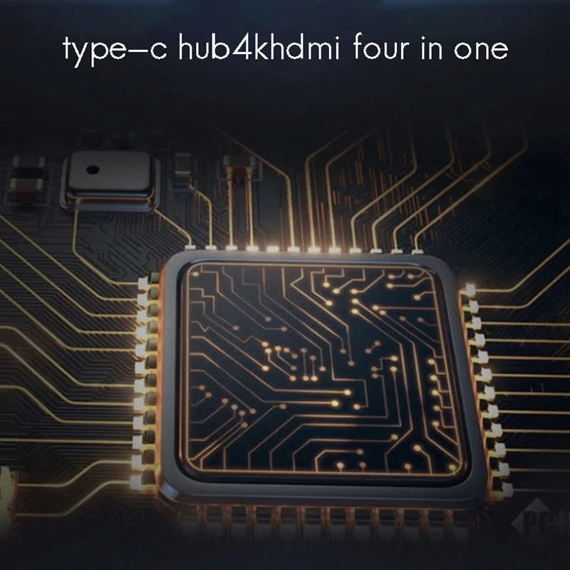 4-V-1 Multi-Funkcijski Tip C Razširitveno Postajo Usb Hub3.0 HDMI HD 4K30Hz PD Napajanje Tip C v HD HDMI