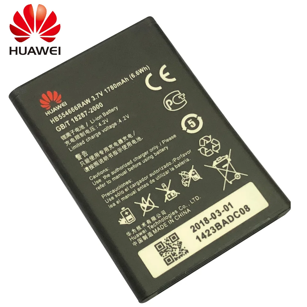 Hua Wei Originalne Nadomestne Baterije HB554666RAW za Huawei 4G Lte WIFI Usmerjevalnik E5372 E5373 E5375 EC5377 E5330 E5336 E5351 E5356