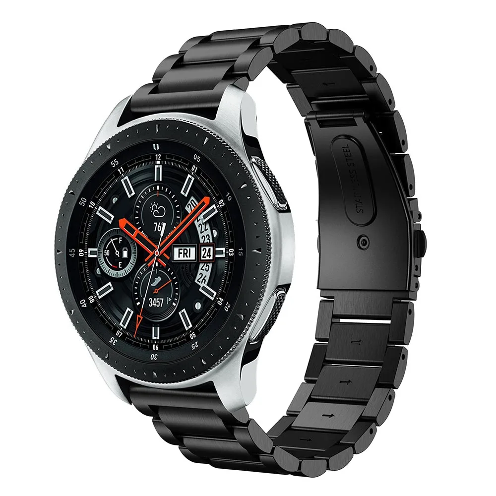 Luksuzni iz Nerjavečega Jekla 22 MM Zapestnica Z Orodjem Za Samsung Galaxy Watch 46mm Prestavi Galaxy S3 Watch 3 45mm Manšeta Watch Trak