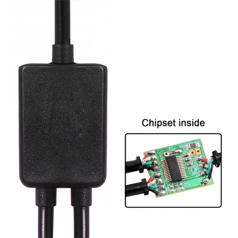 Mikro-USB Ženski Hub Dvojna Vrata Mikro-USB Moški Kabel za Lap Top PC & Mouse & Flash Disk & Tipkovnico & Kartic Trdi Disk