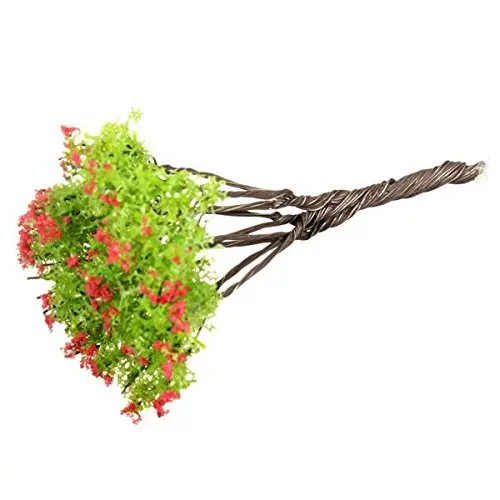 Žafranike listov drevesa Miniaturni Lutke Lonci Dekor Moss Bonsaj Mini Krajine DIY Obrti Vrtni Okras