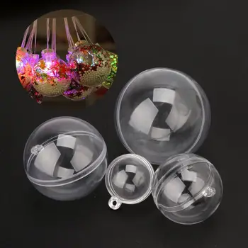 Jasno, Plastike, Akrilnega Kopel Bomba Plesni Lupine Modeliranje Žogo Okraski DIY Obrti