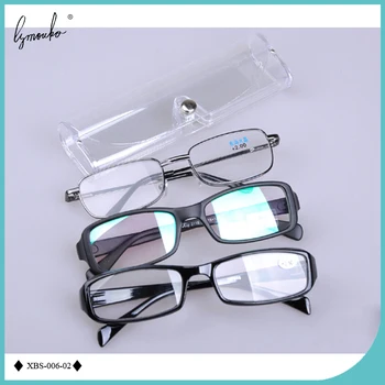 Lymouko Visoko Kakovostno Belo Barvo Plastike Obravnavi Očala velja za Komplet Nosilec Prenosne s Tipko Očala Polje