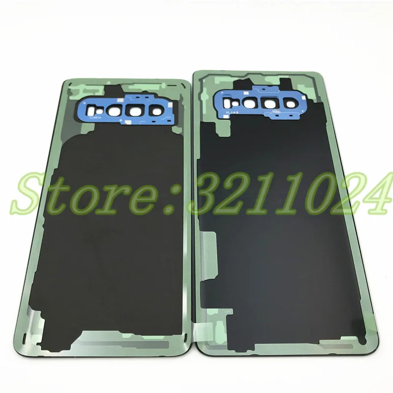 10Pcs Za Samsung Galaxy S10e S10 S10 plus Stekla Baterije Hrbtni Pokrovček Vrata Stanovanja Zamenjava rezervnih Delov +Steklo Objektiv Fotoaparata