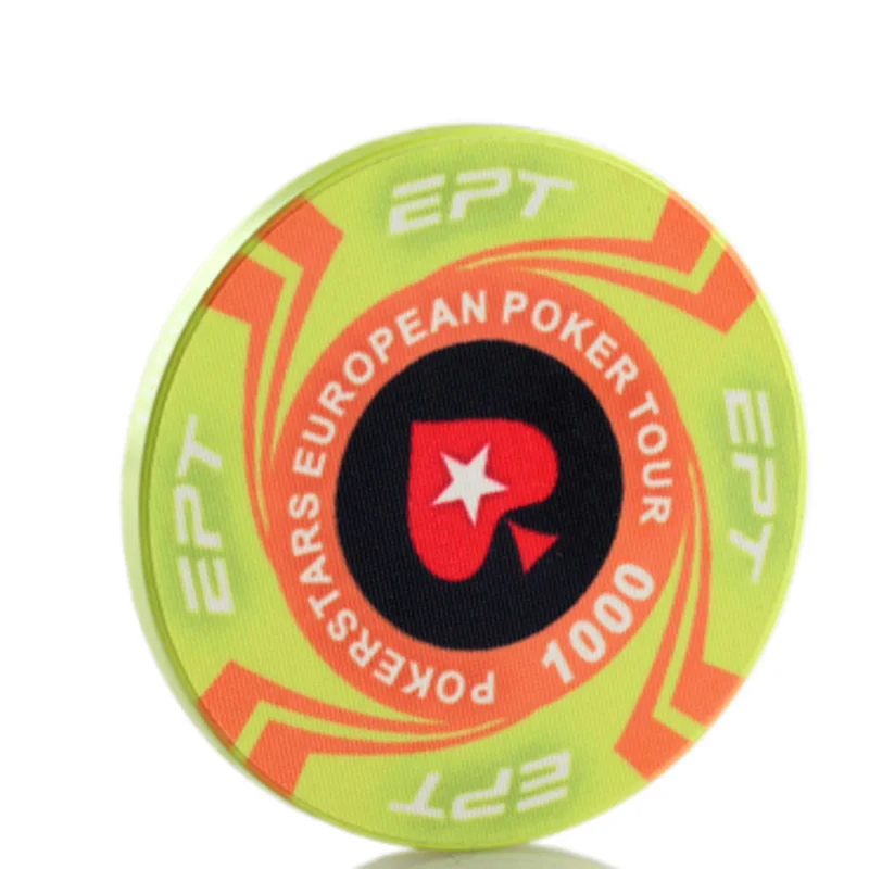 5PCS/VELIKO Poker Čipi Visoke Kakovosti igre na Srečo Casino Chip 10g Keramike Texas Hold ' em Poker Trgovina EPT Poker Žetonov