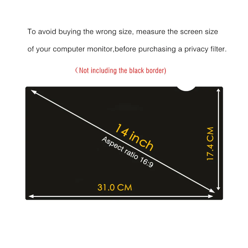 Visoko kakovosten Prenosni film Zasebnosti Filter Anti vohun Zasloni zaščitna folija Za Asus X507UA