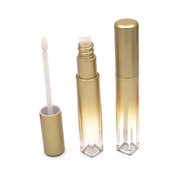 7ML Kozmetični Jasno Šminka Cev z Zlato Skp, DIY Prazne Lepote Lip Gloss Steklenico, Ustnice Ličila Posodah