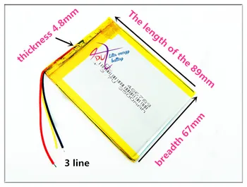 3 skladu 486789 najboljše baterije znamke tablični računalnik baterijo sedem centimetrov pod soncem M70 486790 3,7 V 3500MAH mobile tablet baterije
