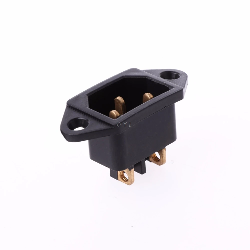 10 Kos/Set AC 250V 10A 3-Pin Priključek IEC320 C14 Vstopu Vtič iz Vtičnice Črna
