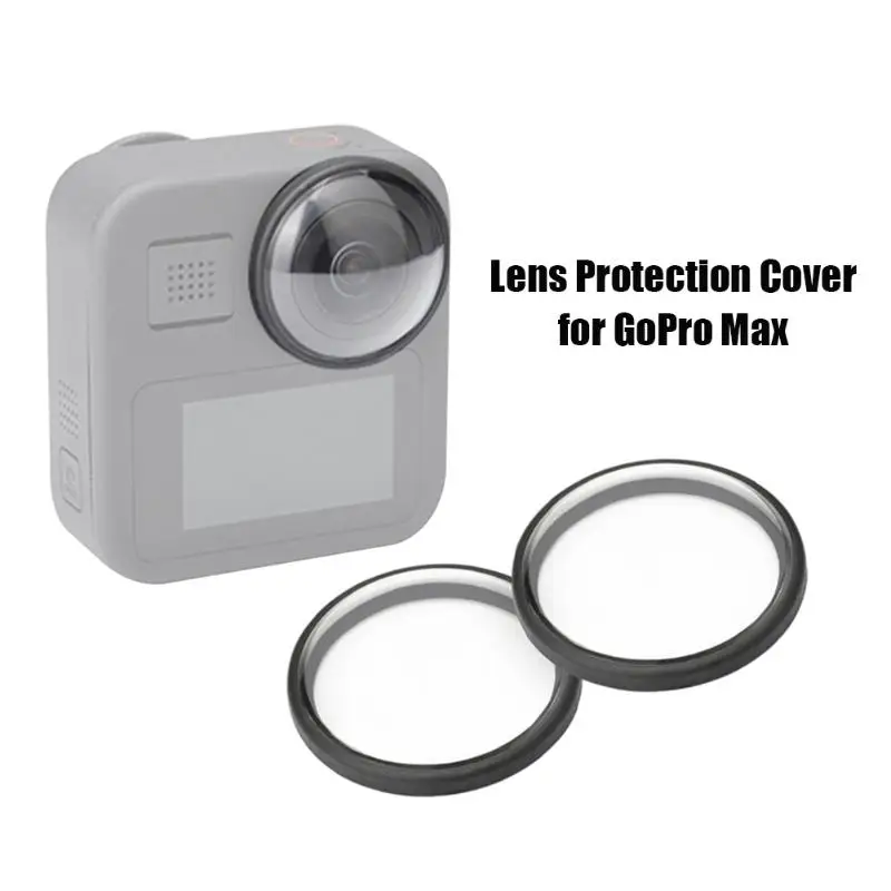 2pcs Objektivu Kamere Zaščitni Pokrov zaščitni pokrov za GoPro Max Anti-scratch Primeru Zajema Protector za GoPro Max delovanje Fotoaparata