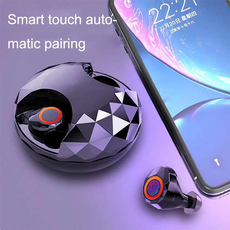 Brezžični in-ear slušalke TWS Bluetooth 5.0 Zmanjšanje Hrupa Stereo Slušalke gaming Čepkov HI-fi slušalke za Android telefon apple