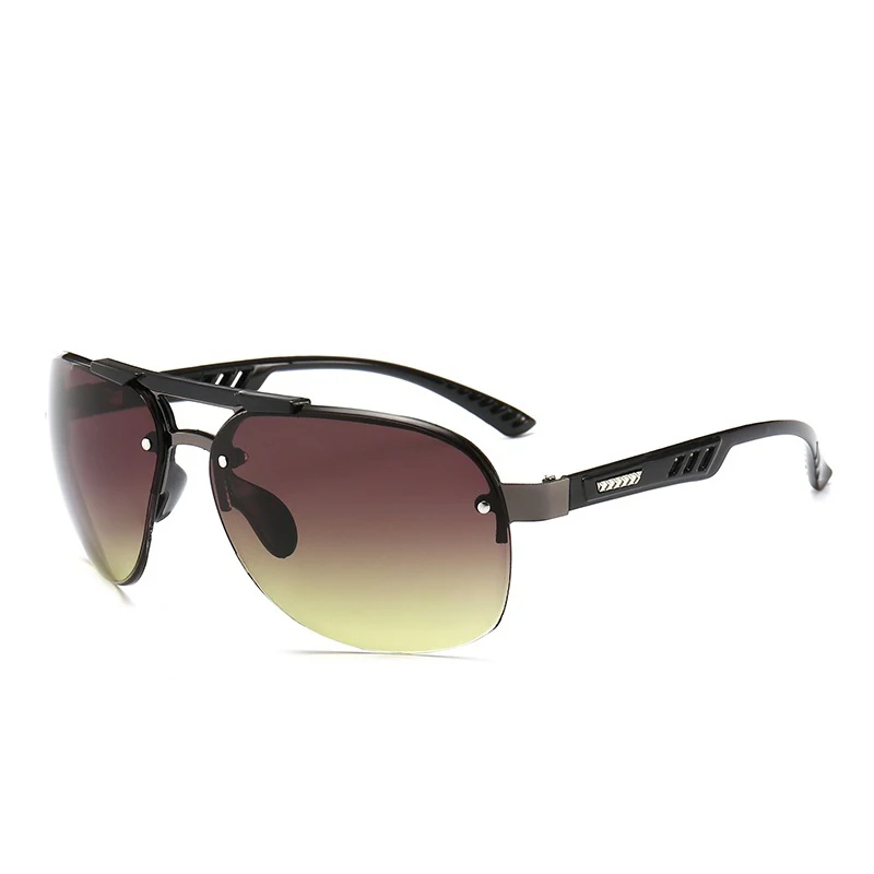 Elbru Moških Očala za Šport na Prostem Vožnjo sončna Očala Mens Kovinski Okvir sončna Očala gafas de sol hombre Črni Odtenki Moški