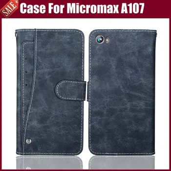 Nov Dizajn! Micromax Platno Ogenj 4 A107 Primeru Luksuznih Denarnice Flip Usnje Telefon Primeru Zaščitni Pokrov Z Reže Za Kartice