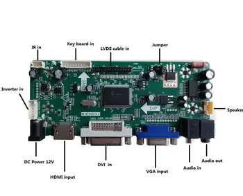 M. NT68676 40pin HDMI LED DVI VGA LCD kartica Krmilnik odbor za Vgradnjo DIY za B133XW03 V2/V. 3 1366 X 768 Plošča Zaslon