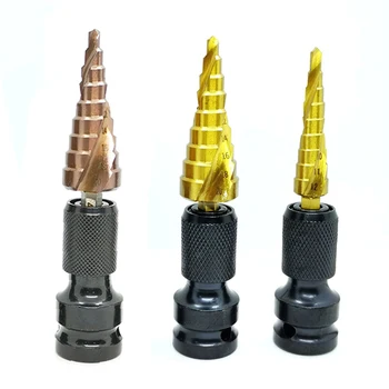 Korak Drill Drill pagoda bit pretvorba električne klešče za glavo multi-funkcijo udarec predloga type derrick tesarstvo odprtine za