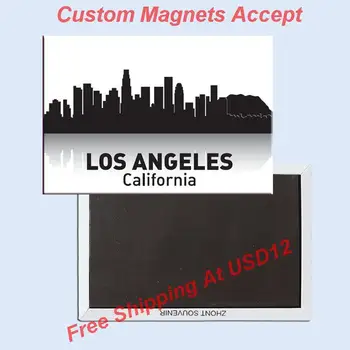 ZDA Potovanja Magneti Darila ,Los angeles City Skyline, CA,ZDA Spominek Hladilnik Magnet 5699