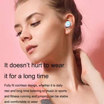 Brezžični in-ear slušalke TWS Bluetooth 5.0 Zmanjšanje Hrupa Stereo Slušalke gaming Čepkov HI-fi slušalke za Android telefon apple