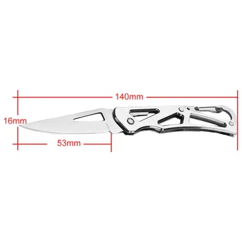 Mini Prenosni Folding Nož za Sadje Rezalnik Praktično l Nož Reševanje Ročaj za Preživetje, Žepni Nož za Kampiranje na Prostem Preživetje Preveč