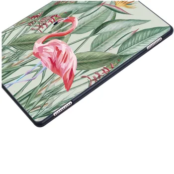 Za Huawei MediaPad T5 10 10.1 Palčni/MediaPad T3 8.0/T3 10 9.6 Palec - Anti-Padec Slim Hard Shell Flamingo Vzorec Tablični Primeru