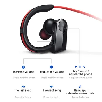 Nove Slušalke Bluetooth Brezžične Športne Slušalke Čepkov Z MIKROFONA prostoročno Govorite Za Moški Ženske Android xiaomi IOS Telefon