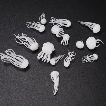 16 Kos/set Epoksi polnilo Kristalno Ocean Smolo 3D Mini Meduze Modeliranje