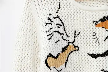 Moda za ženske krilo obleko votlih-out puloverji + print krila dva kosa iz Elegantne ženske elegantno obleko A891