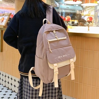 2020 Nove Velike zmogljivosti Modi dekle Nahrbtnik korejski Naleteli barve Študentov Šolsko Japonski Univerzi nepremočljiva Potovalna torba